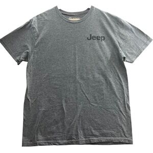 Jedco Jeep Sun Circle Maryland Flag Graphic T-Shirt Mens Large Gray